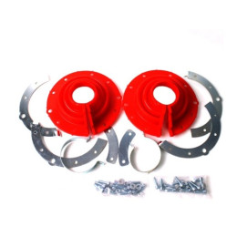 Пыльник поворотного кулака н/о УАЗ с мостами Тимкен, Спайсер, Гибридный красные ПОЛИУРЕТАН (2 шт. к-т)