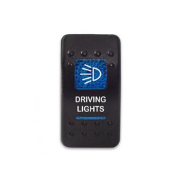 Клавиша Driving Lights 12-24В с синей подсветкой