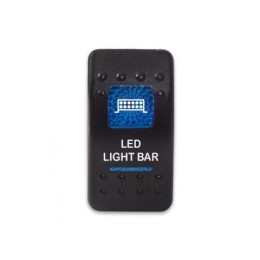 Клавиша Led Light Bar 12-24В с синей подсветкой