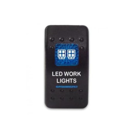 Клавиша Led Work Lights 12-24В с синей подсветкой