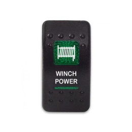 Клавиша Winch Power 12-24В с зеленой подсветкой