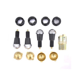 Комплект ремонтный шкворневого узла для УАЗ (мост Спайсер и Гибрид) (компл. с ключом , вкладыши 2 усика)