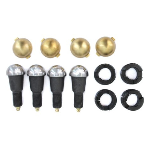 Комплект ремонтный шкворневого узла для Уаз с мостами Спайсер, Гибрид. (без ключа)