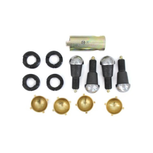 Комплект ремонтный (с ключом, вкладыши 4 усика) шкворневого узла TR для автомобилей УАЗ с мостами Спайсер и гибрид