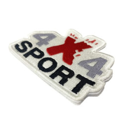 Шеврон с логотипом 4x4Sport (Белый)