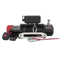 Лебедка TR серия HUNTER 12, 12V, 5448 кг, 265:1 с синтетическим тросом