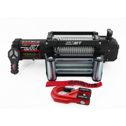 Лебедка автомобильная 4REVO JET 12000 12В (Стальной трос)