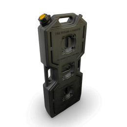 Канистра Экстрим Самара 20л (Черная) с малым клапаном + крышка носик