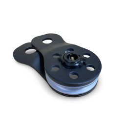 Блок усиления (полиспаст) 8т. с тавотницей (черный)