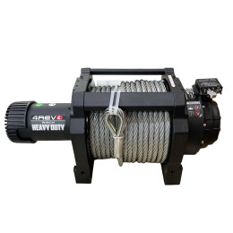 Лебедка электрическая 4REVO HD-26000 24V со стальным тросом