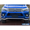 Защита переднего бампера d57 волна (кроме Exclusive) RIVAL Toyota Hilux 2015- R.5716.004