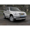 Защита переднего бампера d76+d57 RIVAL Chevrolet Niva 2009-  R.1004.002