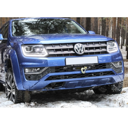 Кронштейн лебедки в штатный бампер V-2,0/V-3,0  Rival  для Volkswagen Amarok 2010-2016, 2016- 2L.5801.1