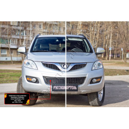 Защитная сетка решетки переднего бампера Русская артель Great Wall Hover H5 2011-2016  SRG-135102