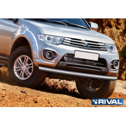 Защита переднего бампера d76 RIVAL Mitsubishi L200 2006-2015 R.4004.015