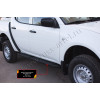 Пороги металлические Русская артель Mitsubishi L200 2014-2015 (15MY)  PML-028501