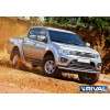 Защита переднего бампера d76+d42 RIVAL Mitsubishi L200 2006-2015 R.4004.016