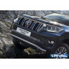 Решетка бампера d10 RIVAL Toyota Land Cruiser 150 Prado 2017-  G.5707.001