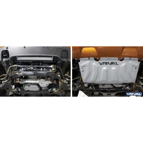 Защита радиатора RIVAL Nissan Navara 2005-2015/ Nissan Pathfinder 2005-2015  2333.4164.2.6