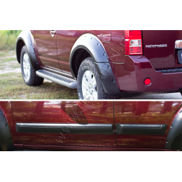 Комплект расширителей колесных арок с молдингами на двери(узкие) Русская артель Nissan Pathfinder R51  ZKK-190400