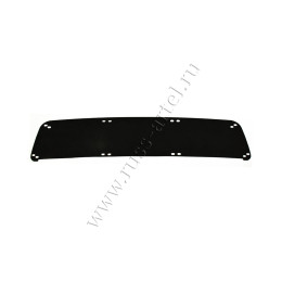 Зимняя заглушка решетки переднего бампера без «дхо» с обвесом Русская артель Renault Duster 2010-2014  ZRRD-037822