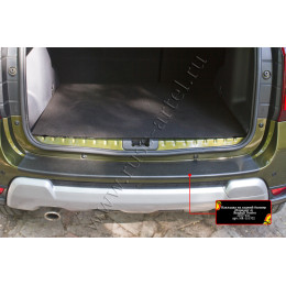 Накладка на задний бампер, вариант 4 Русская артель Renault Duster   NR-151702