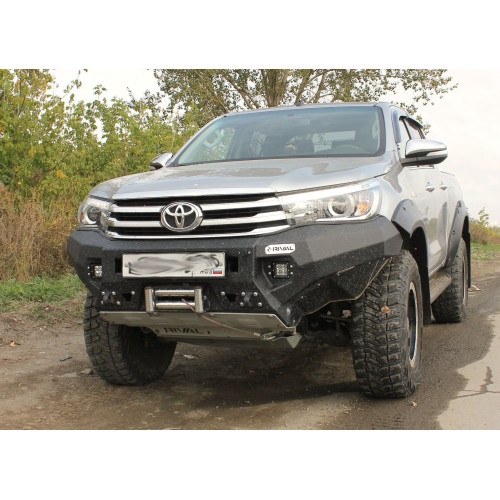 Бампер силовой передний AL без ПТФ RIVAL Toyota Hilux Revo 2015-  2D.5701.1.B-NL