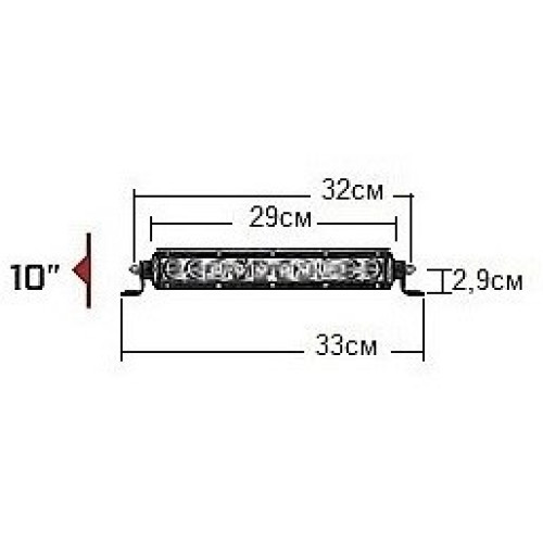 10″ SR-серия PRO (15 светодиодов) – Рабочий свет 910693