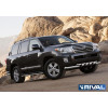 Защита переднего бампера d76+d57 с профильной защитой картера RIVAL Toyota Land Cruiser 200 2011-2015  R.5713.001