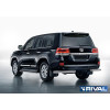 Защита заднего бампера d76 уголки RIVAL Toyota Land Cruiser 200 2015- R.5717.009