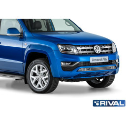 Решетка бампера d10 RIVAL Volkswagen Amarok 2016-  G.5801.001