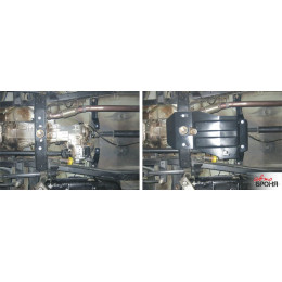 Защита КПП + РК АвтоБроня UAZ Patriot  222.06311.1