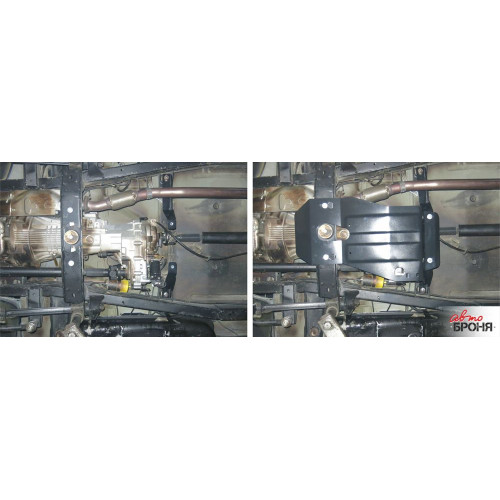 Защита КПП + РК АвтоБроня UAZ Patriot  222.06311.1