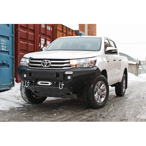 Бампер силовой передний AL без ПТФ RIVAL Toyota Hilux Revo 2015-  2D.5701.1.B-NL