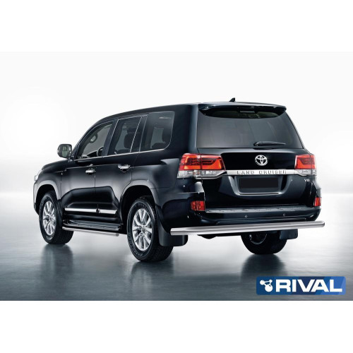 Защита заднего бампера d76 RIVAL Toyota Land Cruiser 200 2015- R.5717.011