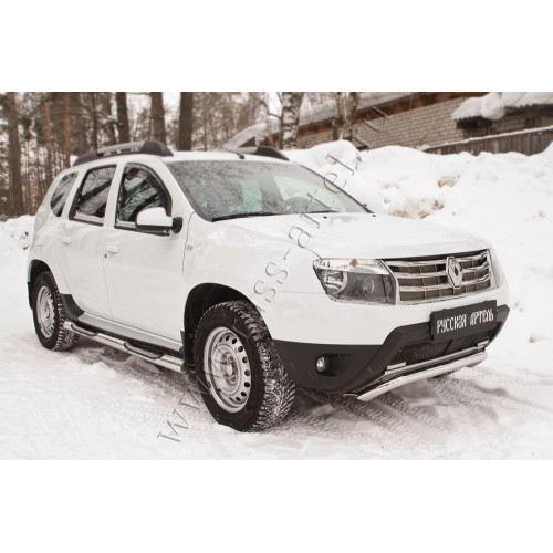 Накладки на ковролин порогов Русская артель Renault Duster 2010-2014   NR-156602