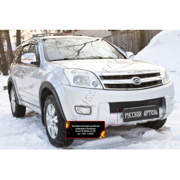 Зимняя заглушка решётки переднего бампера Русская артель Great Wall Hover H2 2005-2010  ZRG-130002