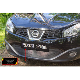 Защитная сетка решетки переднего бампера Русская артель Nissan Qashqai 2011-2014  SRN-136702