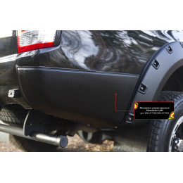 Молдинги на двери и задние крылья Mitsubishi L200 2015-2018   MM-078000