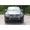 Накладки на передние фары (реснички) Русская артель Volkswagen Touareg 2002-2006  REVT-015800