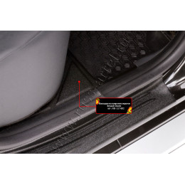 Накладки на ковролин порогов Русская артель Renault Duster 2015-   NR-157402
