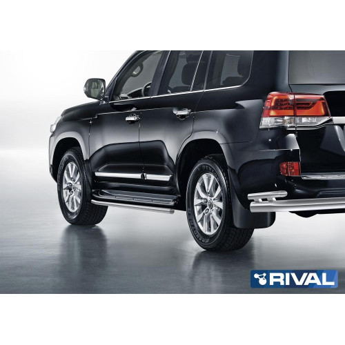 Защита штатного порога d42 RIVAL Toyota Land Cruiser 200 2011-2015/Toyota Land Cruiser 200 2015-  R.5713.014