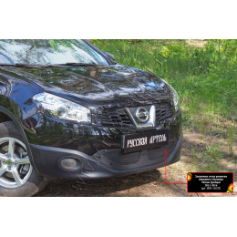 Защитная сетка решетки переднего бампера Русская артель Nissan Qashqai 2011-2014  SRN-136702
