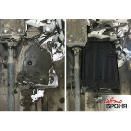 Защита топливного бака АвтоБроня Nissan Terrano/ Renault Duster  111.04718.1