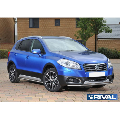 Защита переднего бампера d42 RIVAL Suzuki SX4 2014-2016  R.5508.001