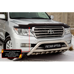 Накладки на передние фары (реснички) Русская Артель Toyota LC 200 2007-2011 RETLC2-036800