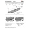Защита топливного бака АвтоБроня Toyota Land Cruiser 200 2015-  111.09515.1
