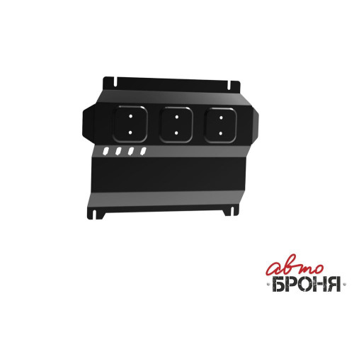 Защита картера АвтоБроня Mitsubishi L200 2006-2015/Mitsubishi Pajero Sport 2008-2016 111.04006.1