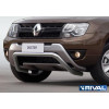 Защита переднего бампера d57 скоба RIVAL Renault Duster 2015-  R.4703.012