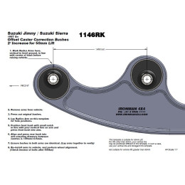 Сайлентблоки Ironman Suzuki Jimny передние  1146RK